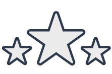 Illustration of 3 stars
