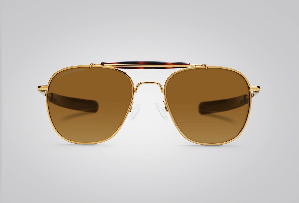 Randolph Aviator 22K Rose Gold Sunglasses