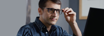 Cómo proteger la vista con gafas azules
