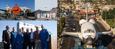 Ojo de águila® Patrocinar el transbordador espacial Endeavour en los Ángeles, California