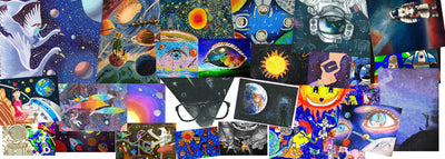 Concurso de arte de la Fundación Espacial Copatrocinado por Eagle Eyes recibe más de 3.000 envíos de obras de arte