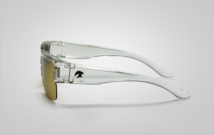 アイシャドウ spiegel Fit over Polarized lenses | FitOn Semi-Rimless Mirror Sunglasses
